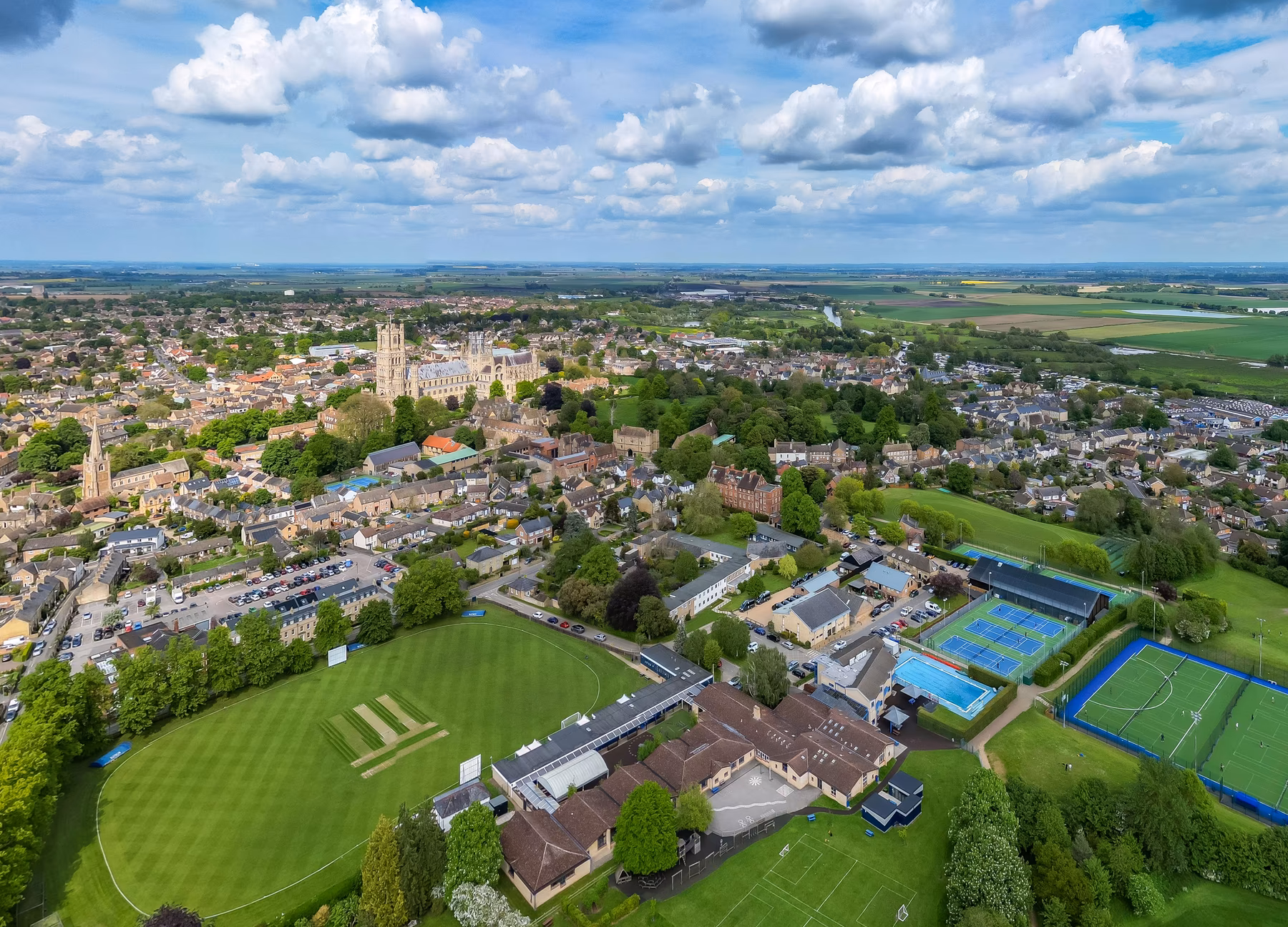 King's Ely from Above