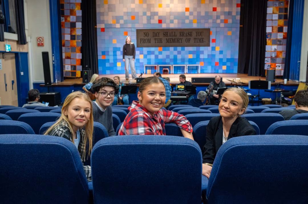 Students in the theatre