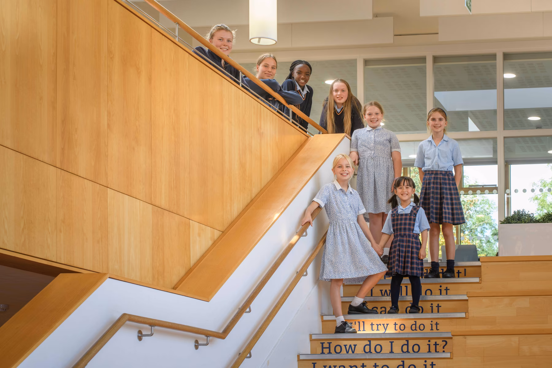 A photo of students at St Swithun's Senior and Prep School